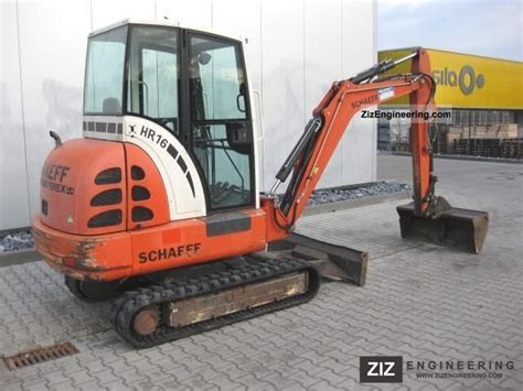 schaeff hr16 mini excavator|terex schaeff hr 16.